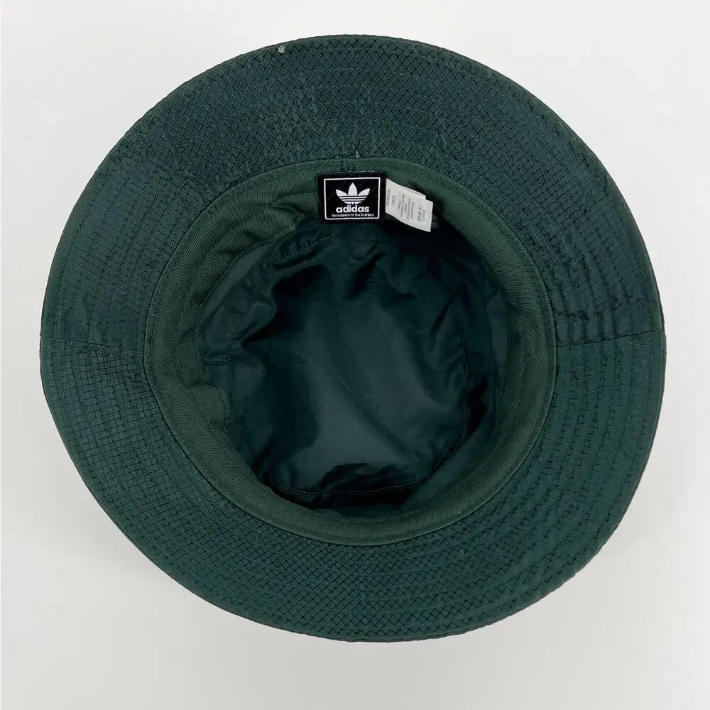 Adidas dark green bucket hat
